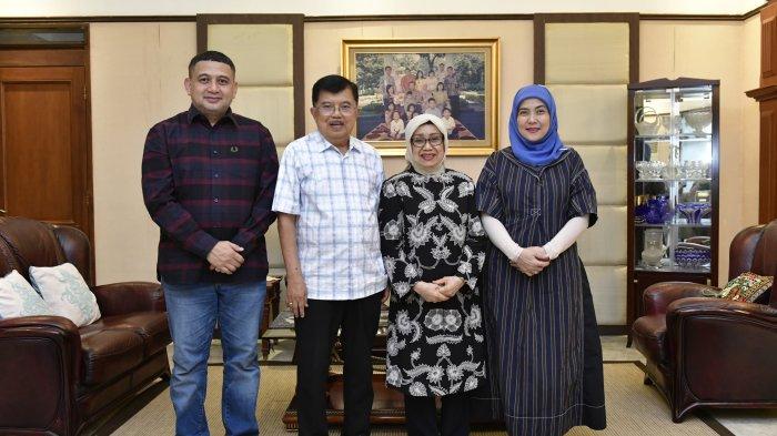 Pilwalkot Makassar: Appi-Aliyah Temui JK Usai Pendaftaran ke KPU