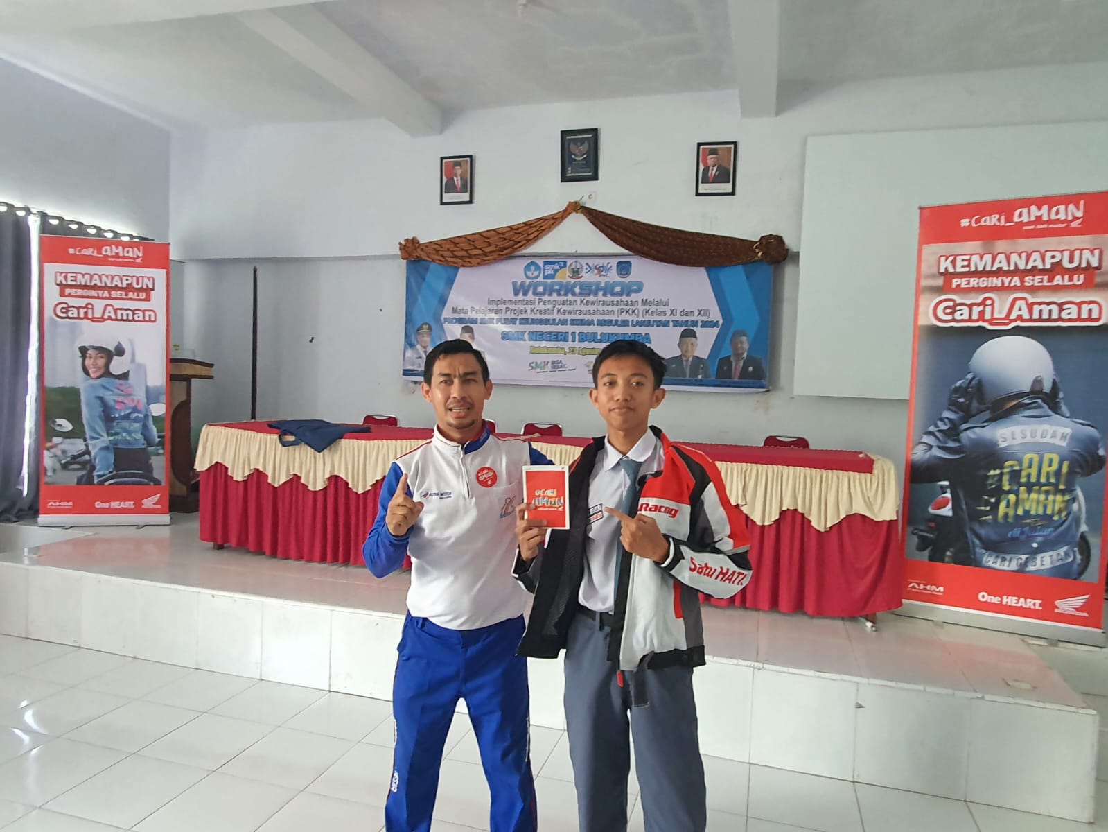 Asmo Sulsel Hadirkan Edukasi Safety Riding di Sekolah Bulukumba
