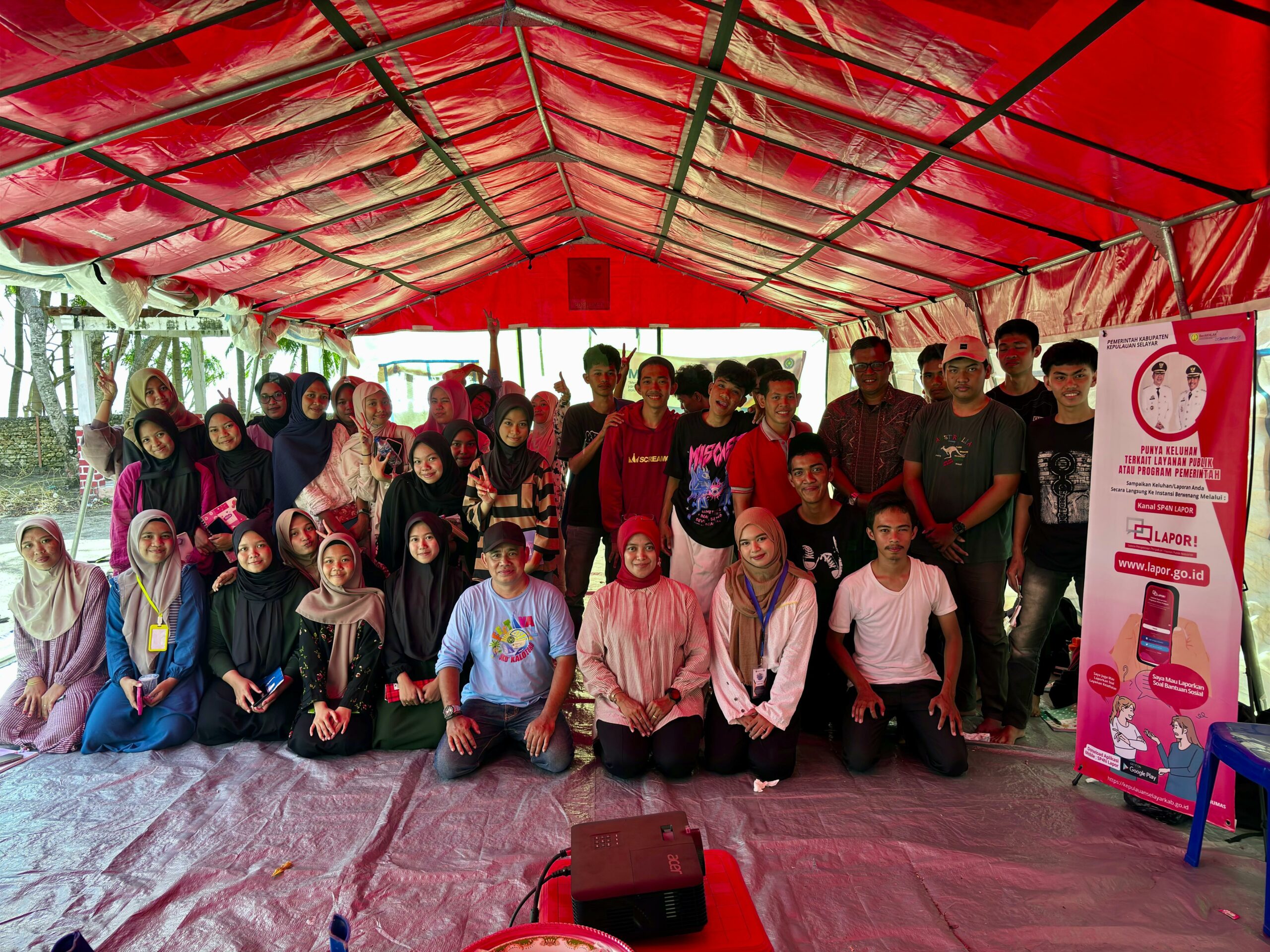 Diskominfo Selayar Kenalkan SP4N LAPOR : Sarana Aspirasi dan Pengaduan Masyarakat