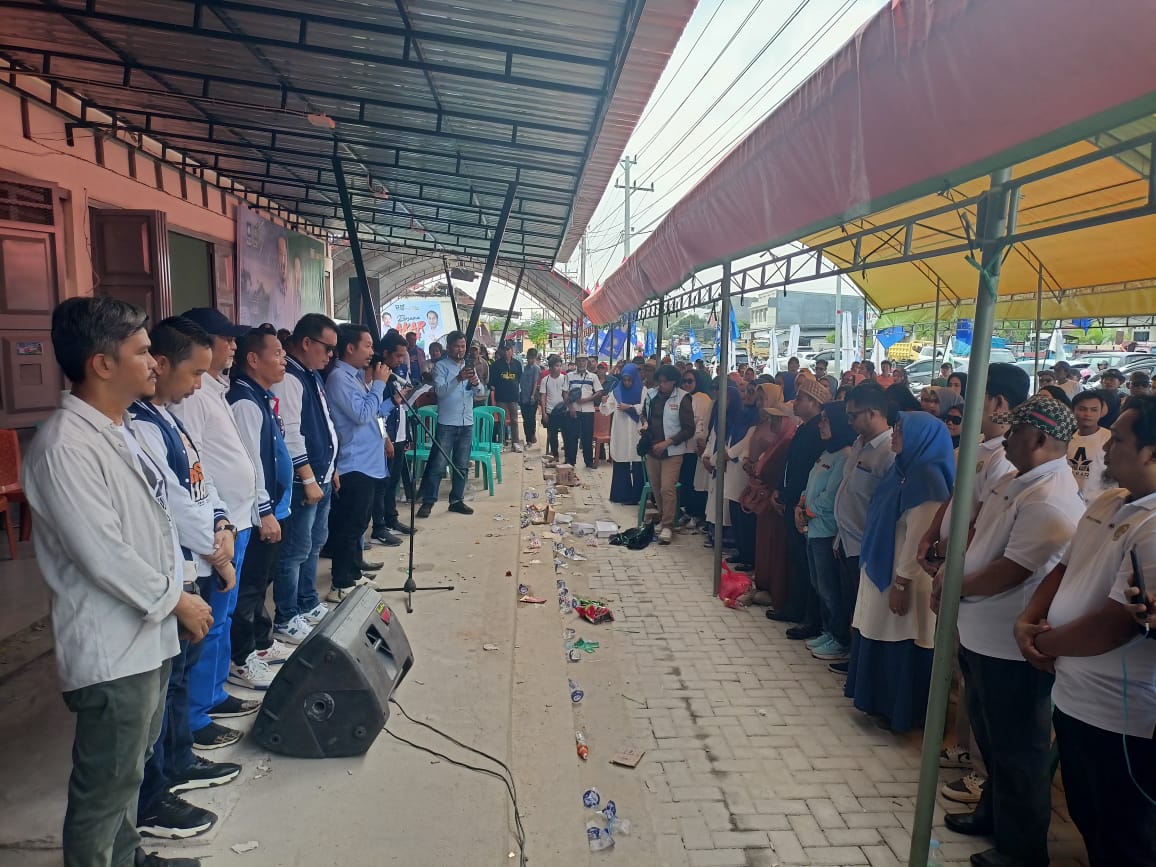 Fajar Jabir Resmikan Posko dan Kukuhkan Tim Pemenangan BerAKAR di Masamba