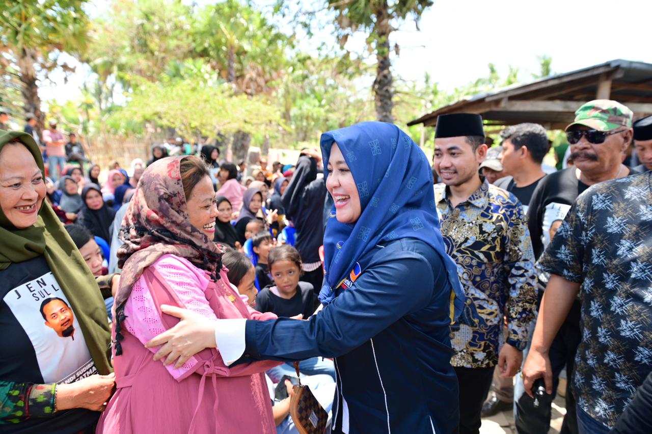 Fatmawati Rusdi, mengunjungi Kabupaten Jeneponto. (Ist)