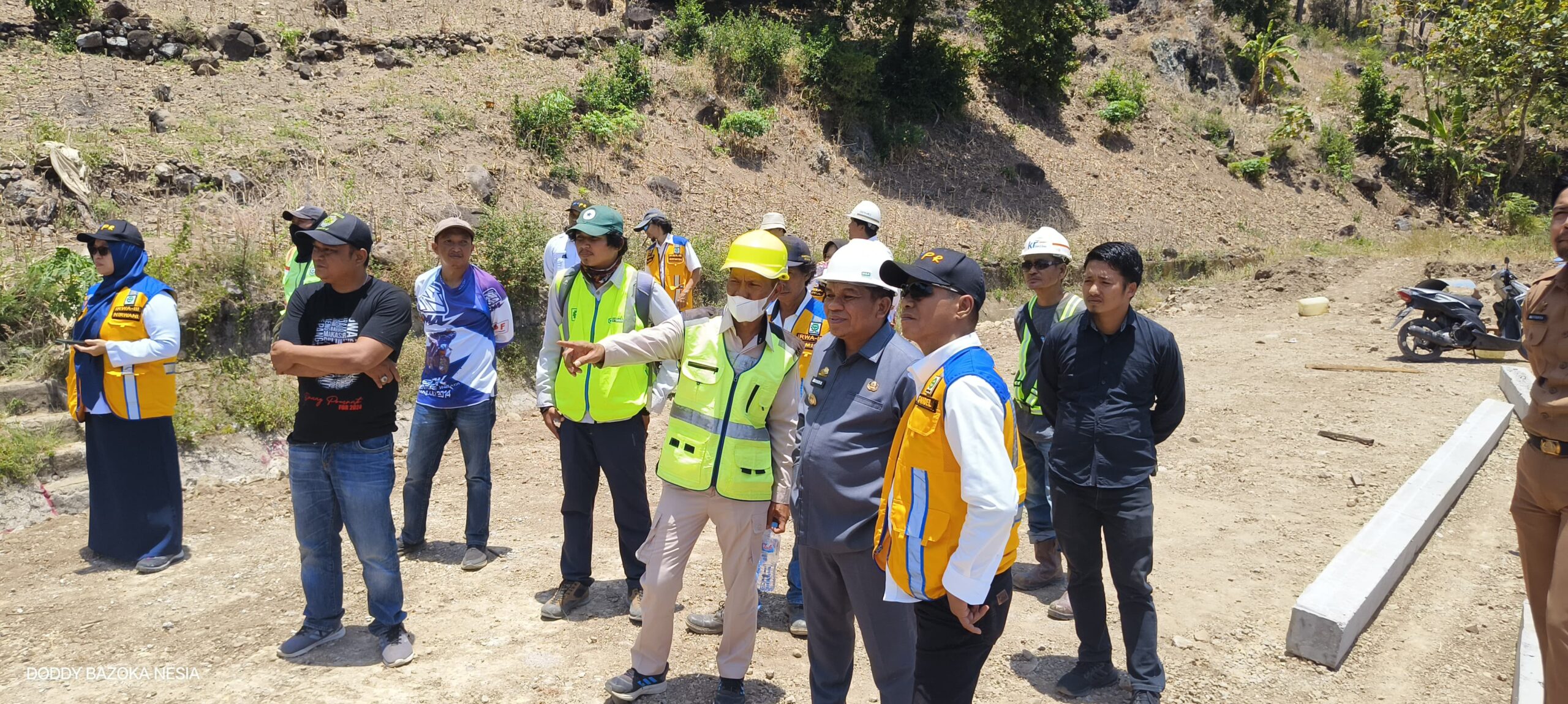 Pj Bupati Jeneponto Tinjau Progres Pengerjaan Saluran Induk Irigasi Kelara Karalloe