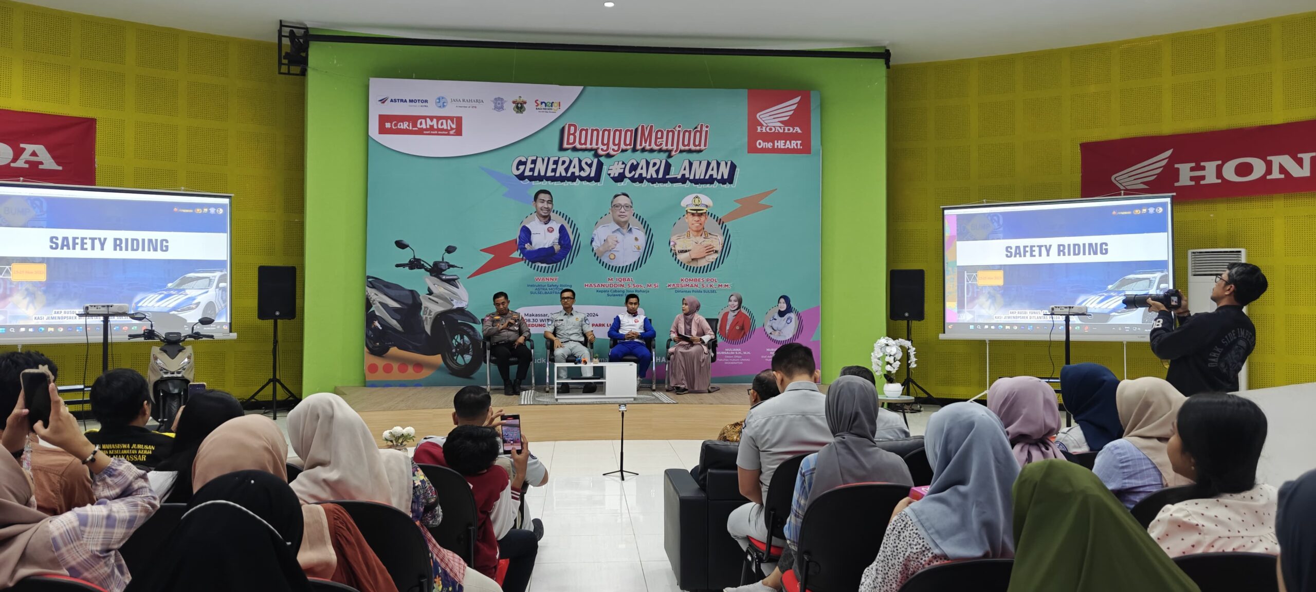 Mahasiswa Unhas Diajak Bangga Menjadi Generasi #Cari_Aman