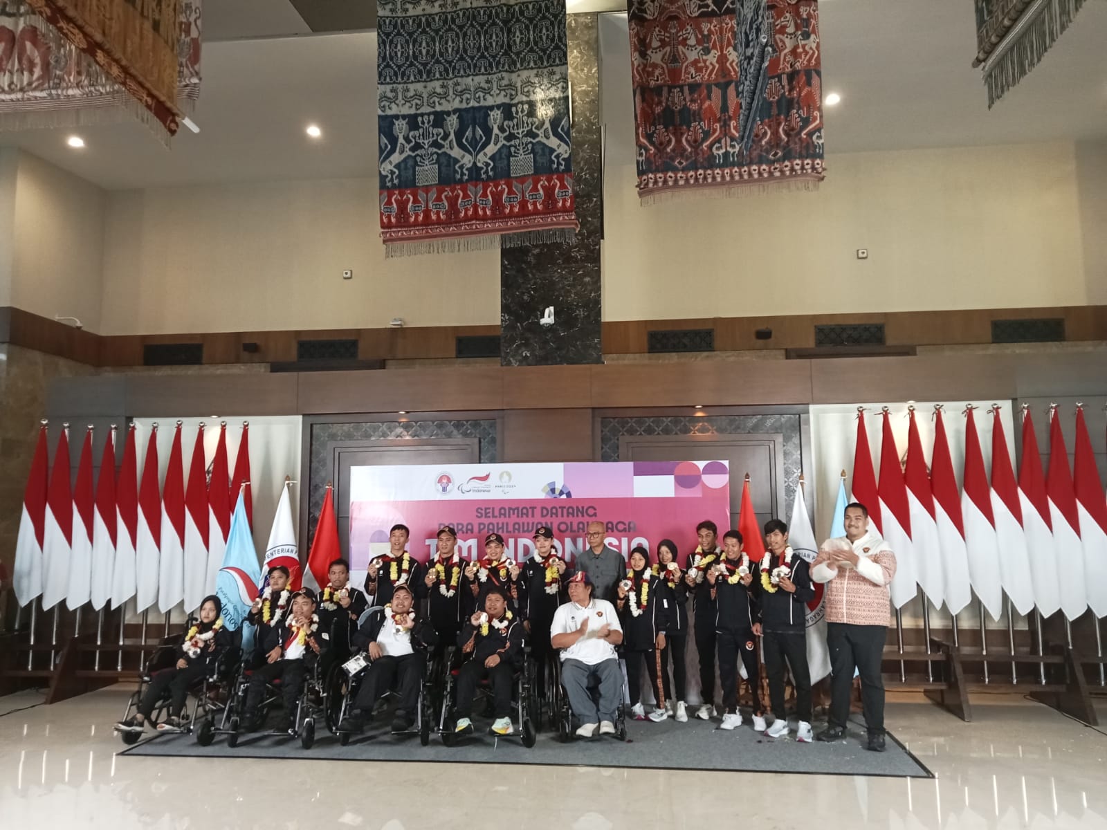 Menpora Sambut Kedatangan Kontingen Paralimpiade Indonesia