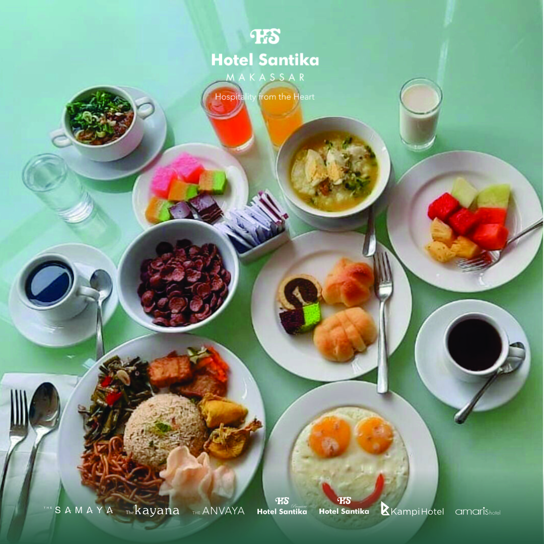 Menu Breakfast Hotel Santika Makassar