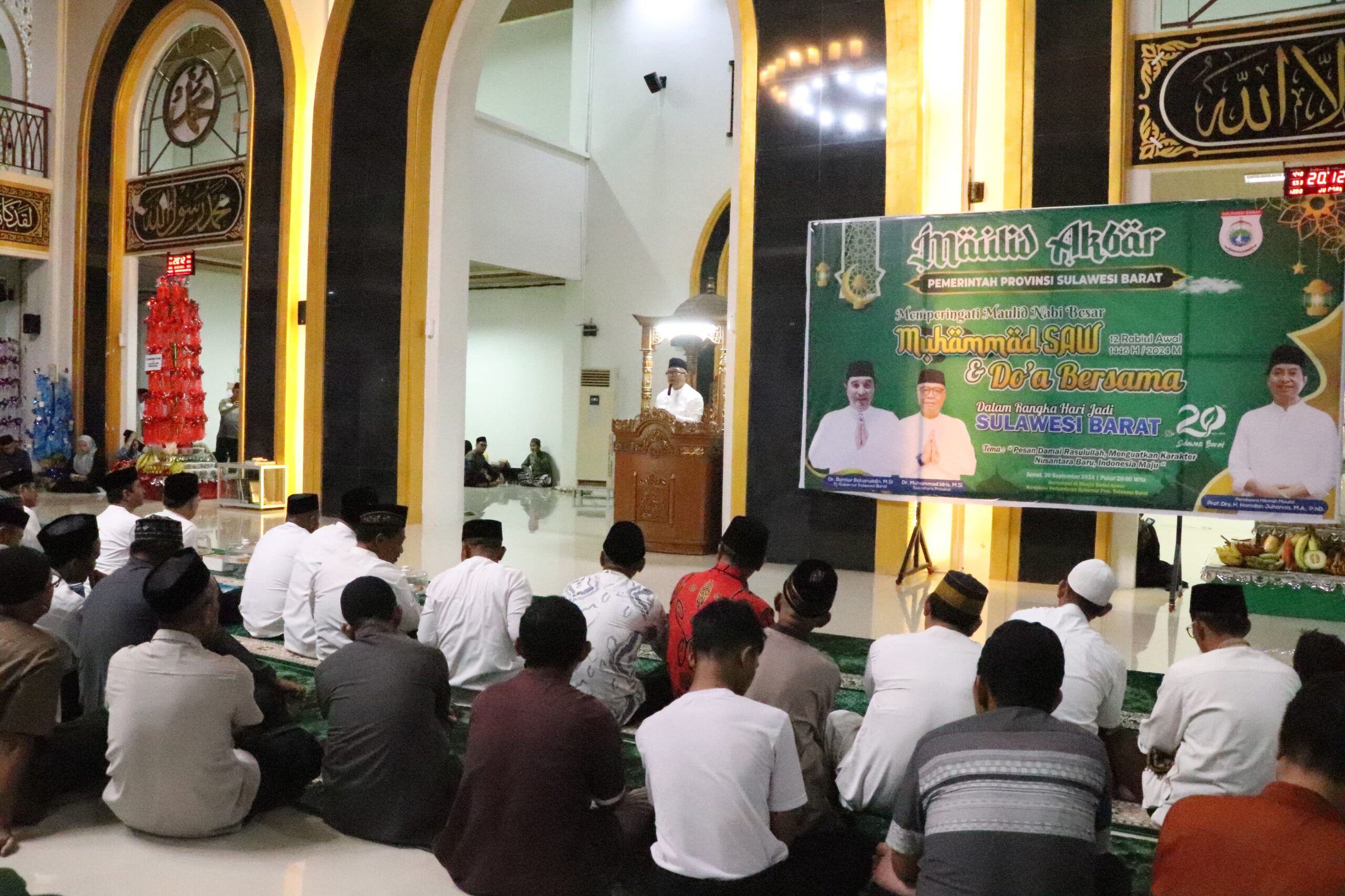 Pemprov Peringati Maulid dan HUT Sulbar ke 20 Teladani Rasulullah untuk Bangun Daerah
