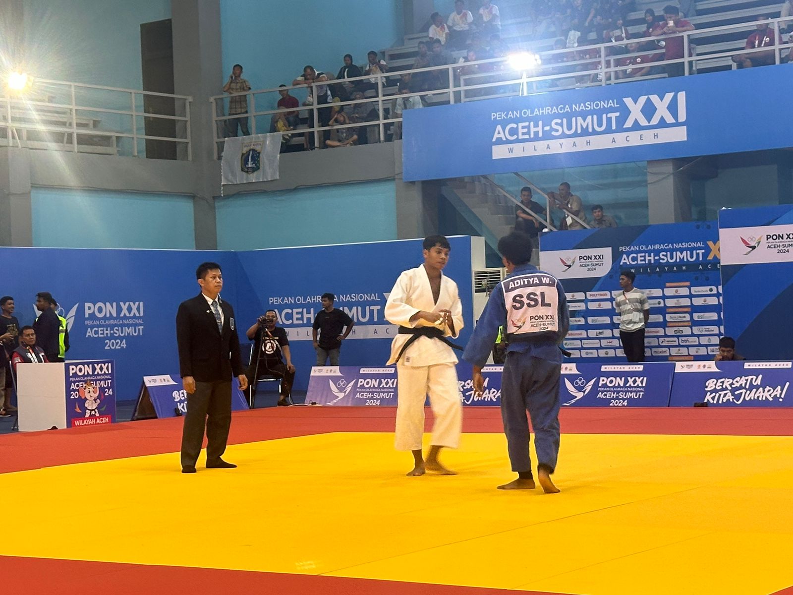 Judo PON Aceh-Sumut 2024 : Atlet Sulsel Tampil Maksimal, Prof Zudan Beri Apresiasi