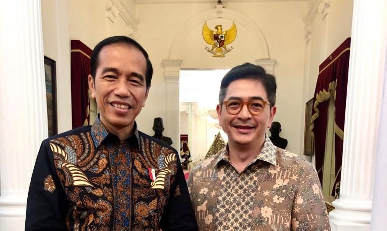 Presiden RI Joko Widodo Bersama Arsjad Rasjid