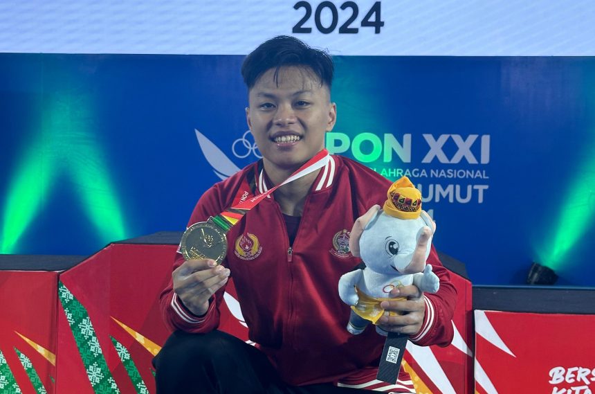 Rahmat Erwin Sumbang Emas Pertama untuk Sulsel di PON XXI Aceh Sumut