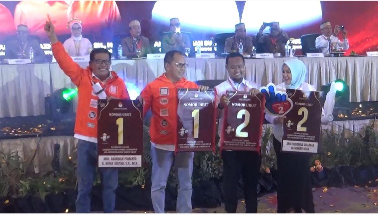 Survei Pilgub Sulsel:Andi Sudirman Memimpin, Danny Pomanto Tertinggal