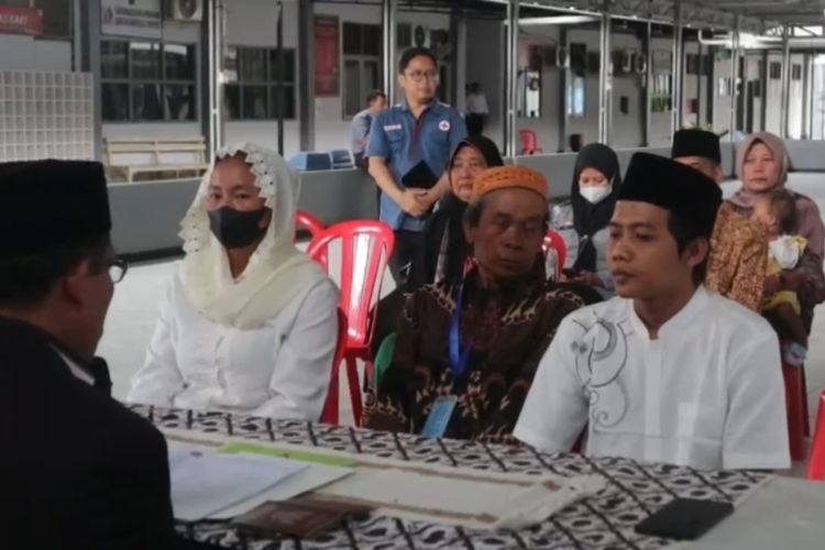 Warga Binaan Ibrahim Prakoso Nikahi Wanita Pujaan Hatinya di Lapas Kedung Pane Semarang Jawa Tengah (Jateng)