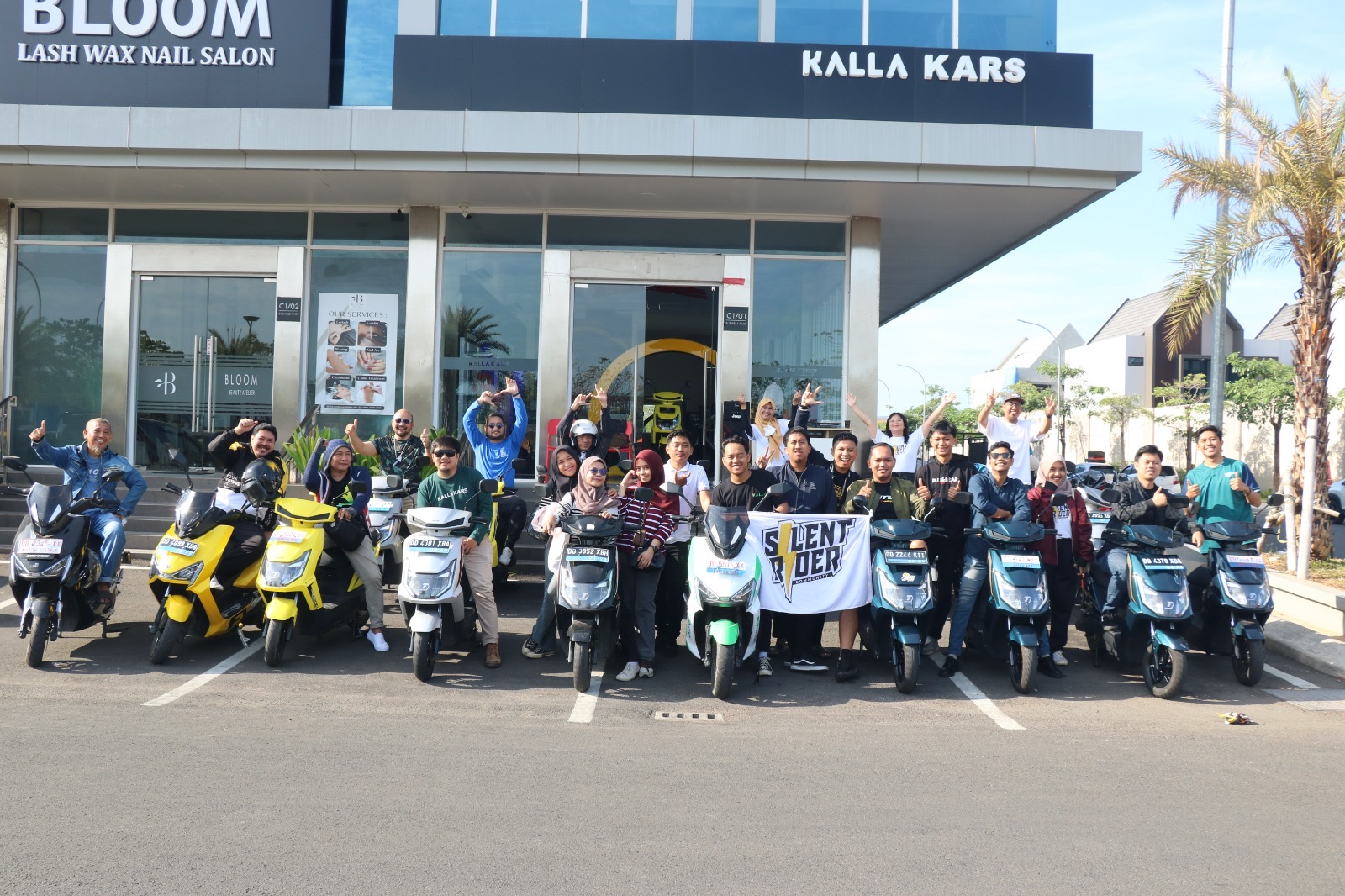 Silent Rider Makassar Gelar City Riding hingga Sharing Cara Aman Berkendara
