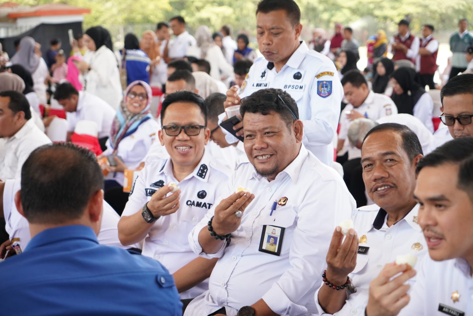 Hari Jadi Sulsel Ke-355 : Camat Rappocini Hadiri Kegiatan Gerakan Gemar Makan Telur