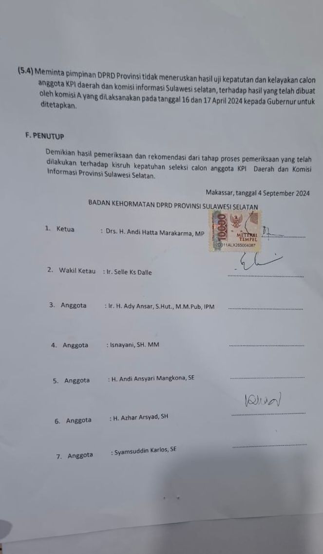 Pelantikan KPID Sulsel Tuai Pro dan Kontra, Tiga Komisioner Diduga Langgar Aturan