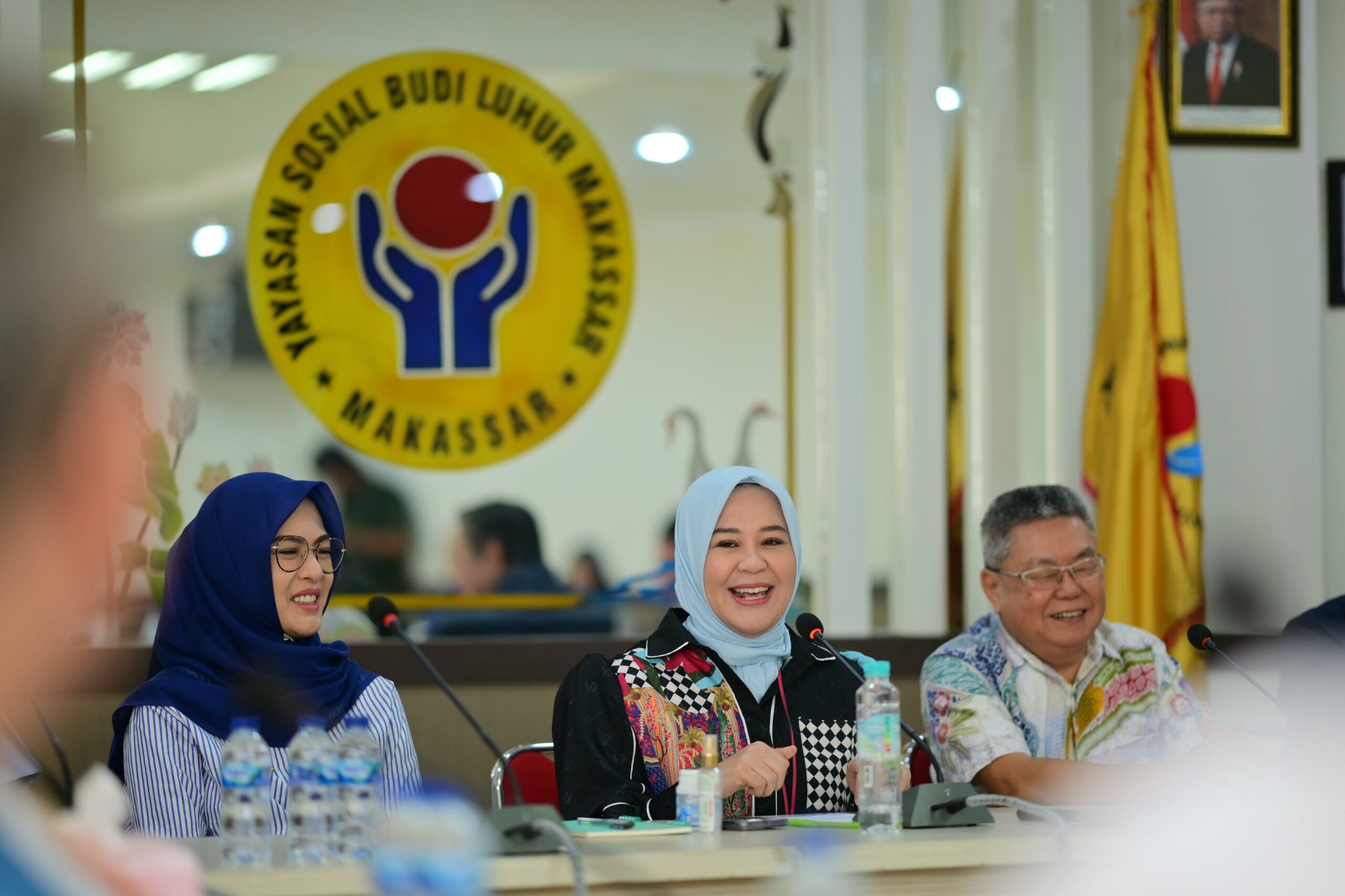 Fatmawati Rusdi Saat Bersilaturahmi Ke Yayasan Budi Luhur