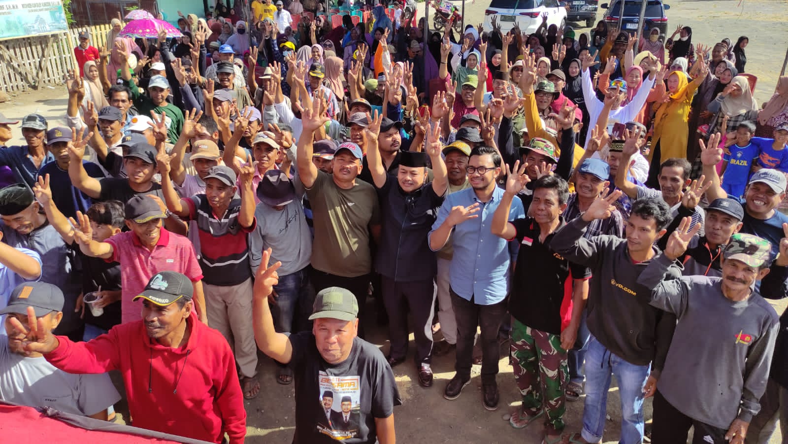 Orasi Politik Sarif-Qalby di Desa Bontojai dan Bontoramba, Disambut Antusias Warga