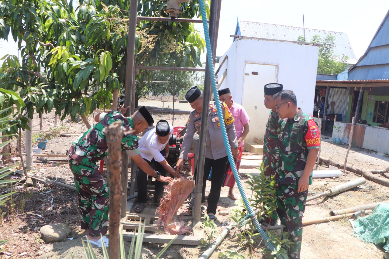 Dansatgas TMMD Kodim Jeneponto Tinjau Lokasi Pembuatan Sumur Bor
