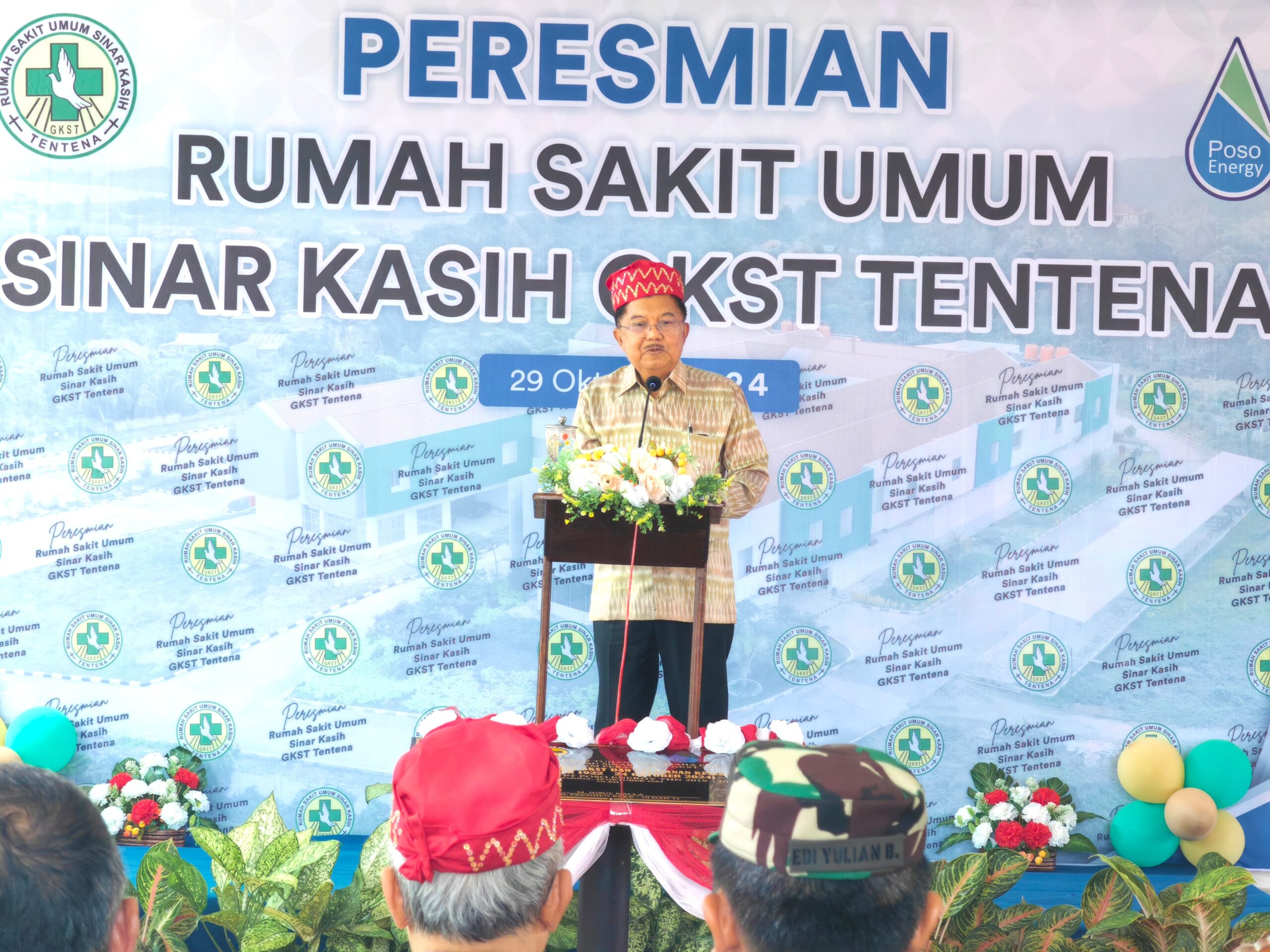 Jusuf Kalla Bangun RS Sinar Kasih Gereja Kristen Tentena Senilai 47 M