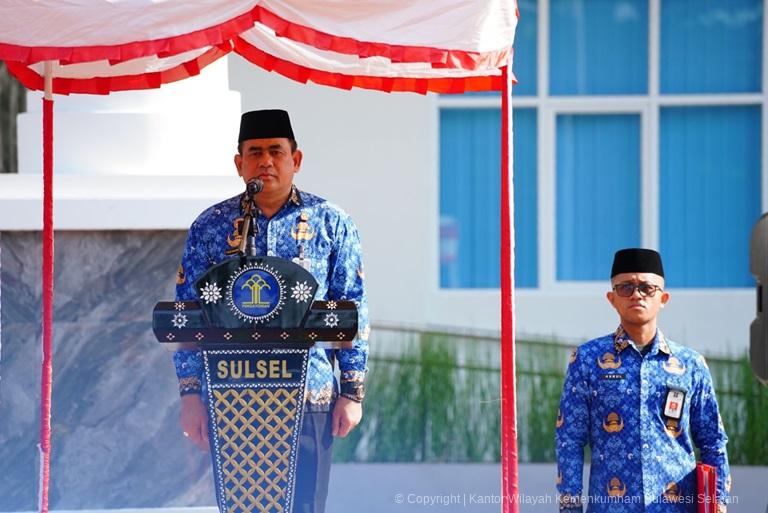 Kakanwil Kemenkumham Sulsel Ajak Pemuda Turut Serta Dalam Pembangunan Indonesia