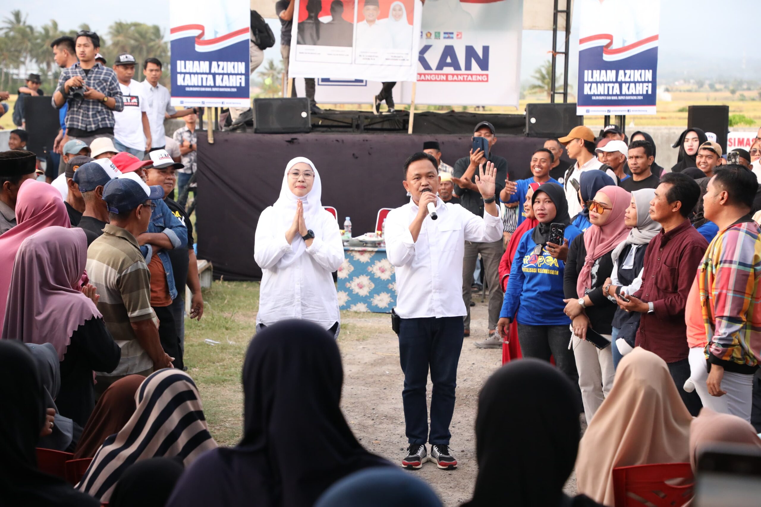 Kampanye di Rappoa, Ilham Azikin: Visi Misi Kami Hadir untuk Semua Masyarakat