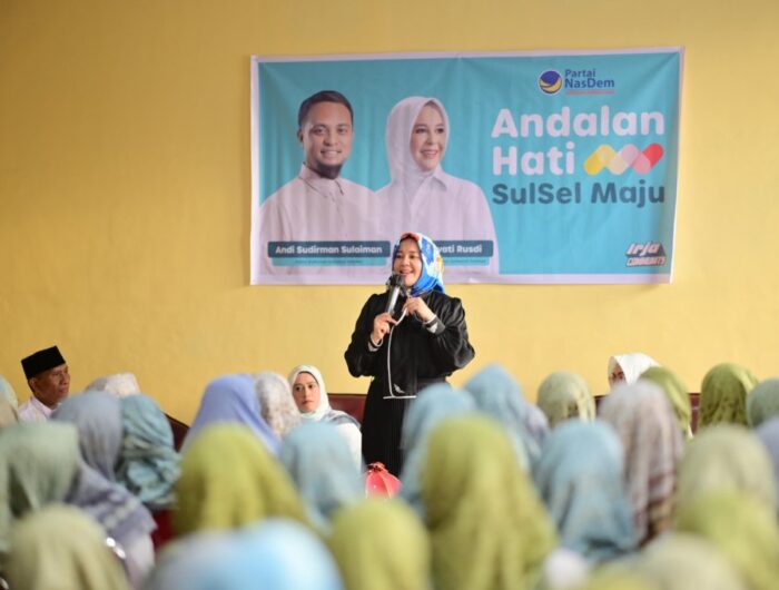 Calon Wakil Gubernur Sulawesi Selatan (Sulsel) nomor urut 2, Fatmawati Rusdi. (Ist)