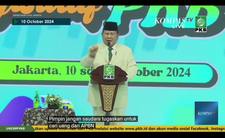 Presiden Terpilih Indonesia Prabowo Subianto