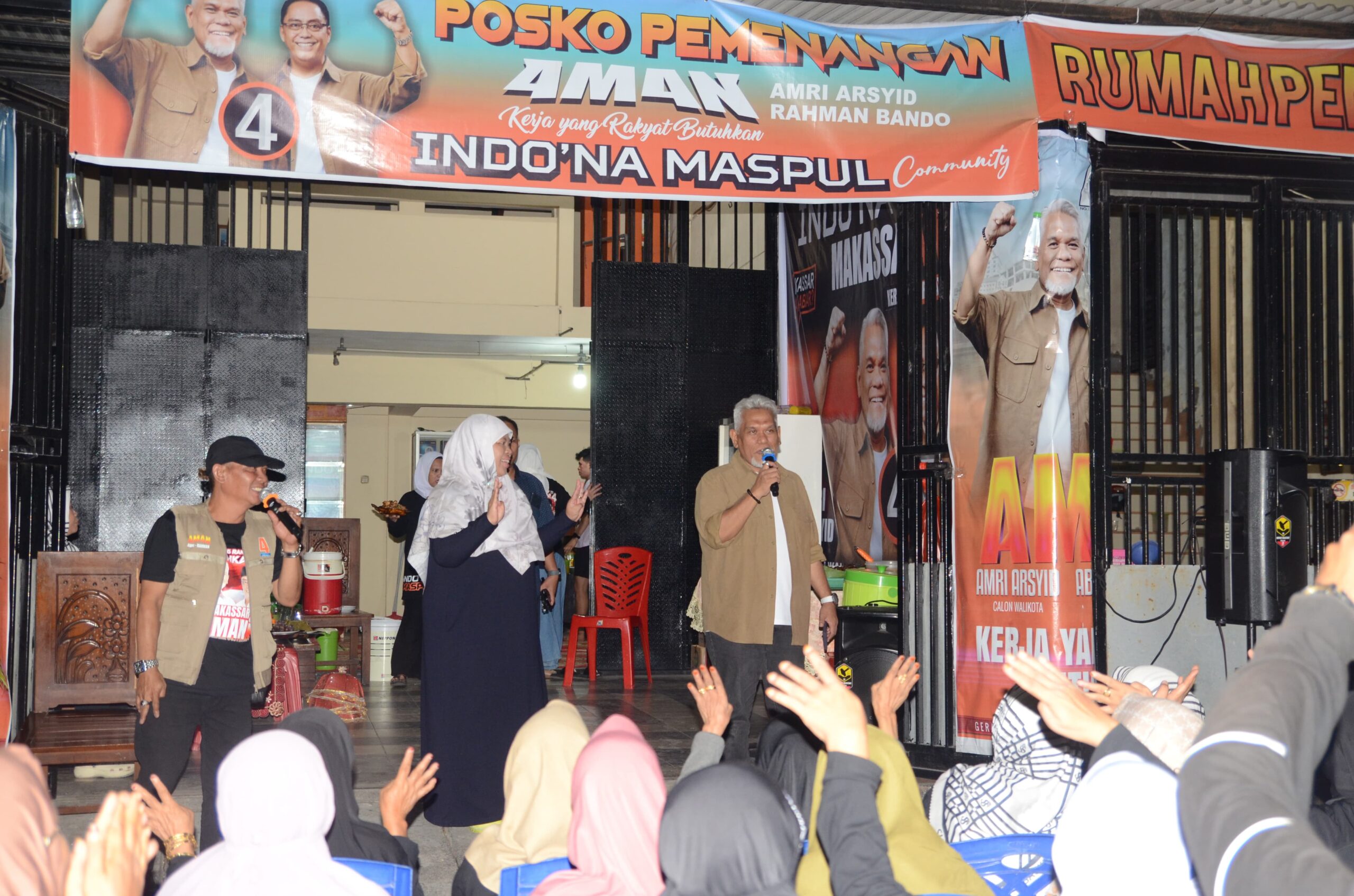 Komunitas Warga Enrekang Dukung Amri-Rahman di Pilwalkot Makassar