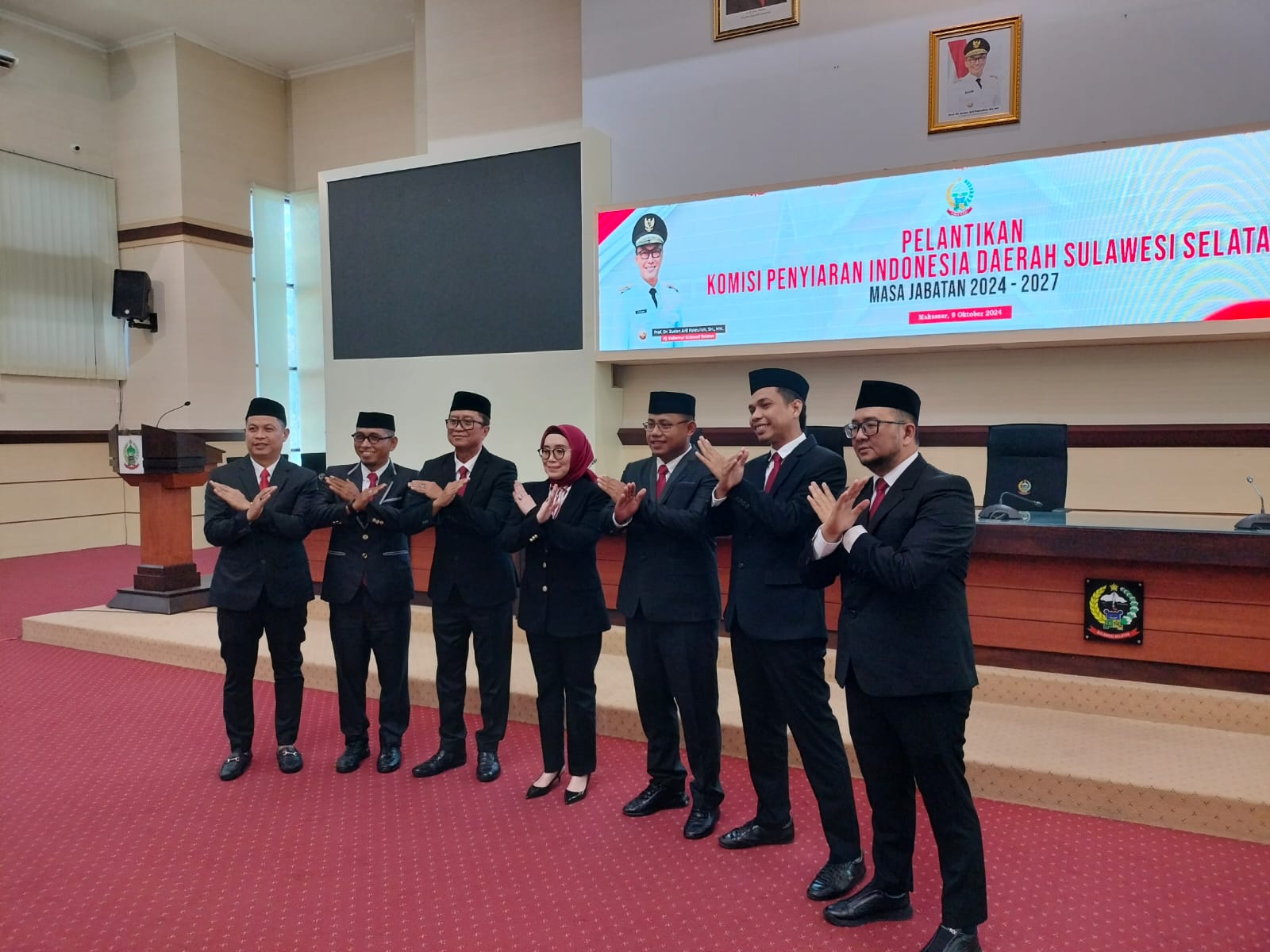 Tujuh Komisioner KPID Sulsel Resmi Dilantik Pj Gubernur