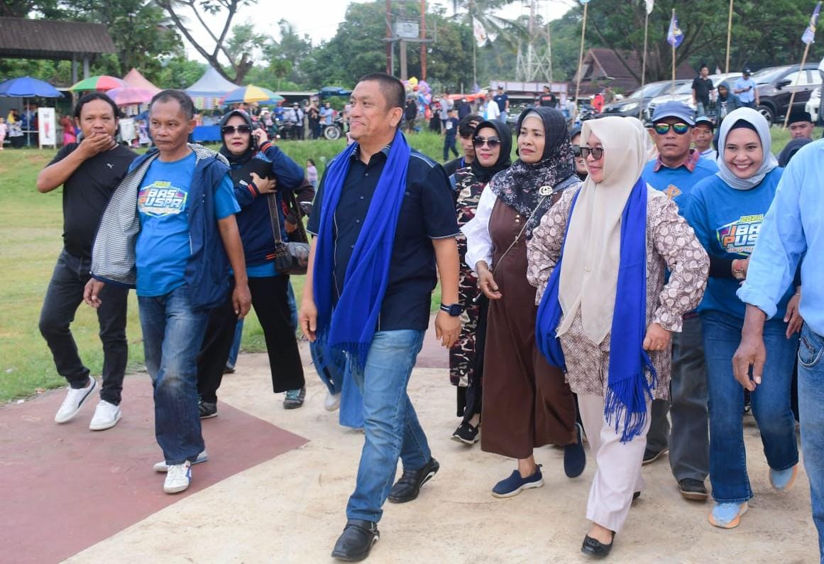 Anggota DPRD Kabupaten Luwu Timur Jihadin Peruge yang akrab di sapa Lau Jiha Ajak Masyarakat Kecamatan Nuha satukan perjuangan untuk memenangkan Pasangan Calon Bupati dan Wakil Bupati Luwu Timur Nomor Urut 3, Irwan Bachri Syam - Puspawati Husler (Ibas-Puspa). (Ist)