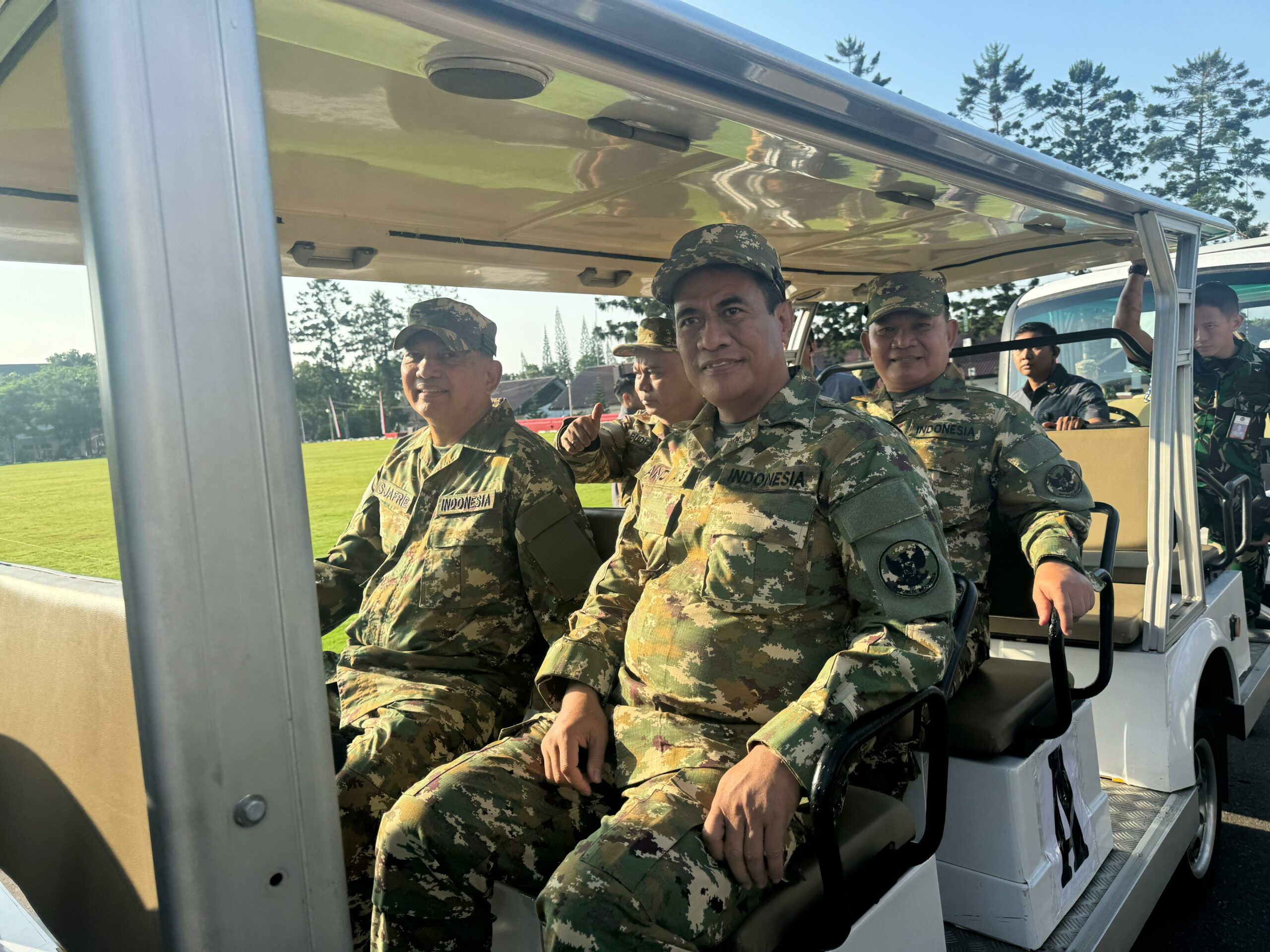 Mentan Amran, Menhan Safrie, Penasihat Khusus Presiden RI Dudung. (Ist)