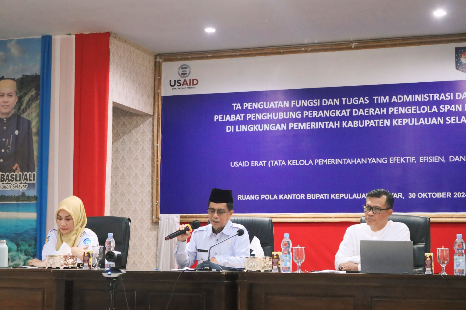 Pemkab Selayar Kolaborasi USAID Erat untuk Penguatan Pengelolaan SP4N Lapor