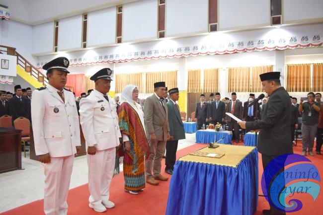 Kukuhkan Masa Jabatan 38 Kades, Bupati Selayar Imbau Hindari Masalah Hukum