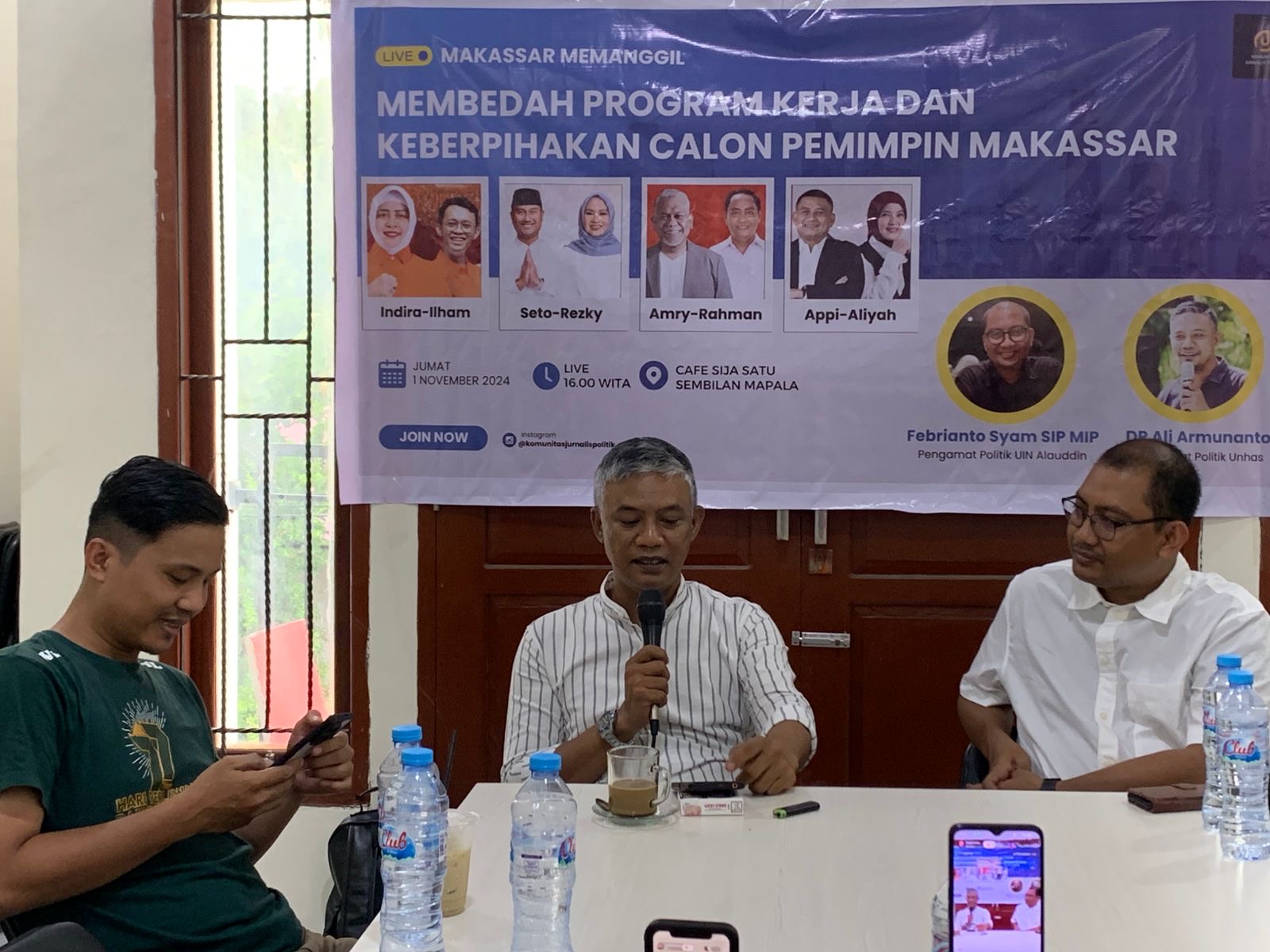 Pengamat Politik Unhas dan UIN Alauddin Sarankan INIMI Sederhanakan Konsepnya