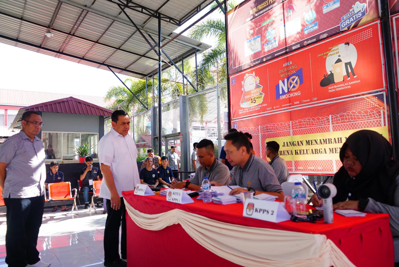 8.273 Warga Binaan Lapas/Rutan Gunakan Hak Pilih di Pilkada 2024