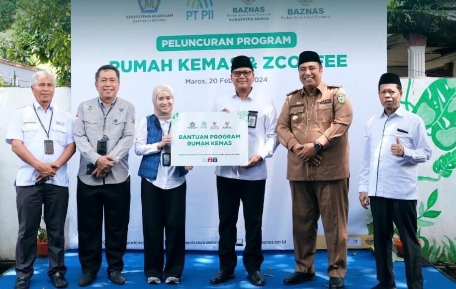 Bupati Maros Meluncurkan Program Rumah Kemas & ZCoffee BAZNAS Maros Secara Resmi