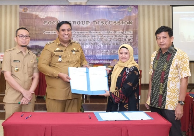 Bupati Maros Buka Diskusi tentang Pembangunan Kawasan Bantimurung