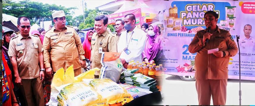 Bupati Maros Buka Kegiatan Masar Murah Jelang Bulan Ramadhan