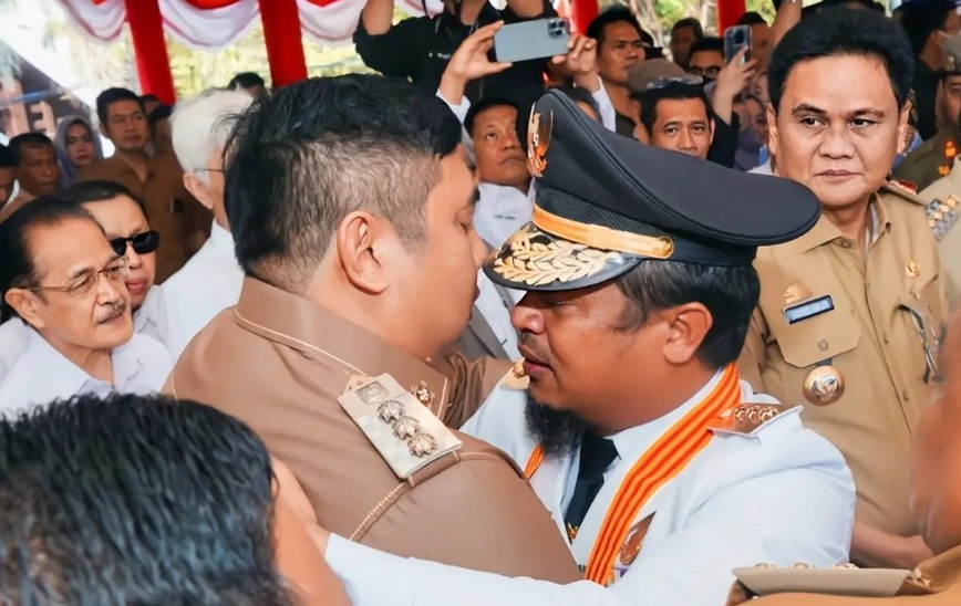 Bupati Maros Chaidir Ikuti kegiatan Apel Besar Akhir Jabatan Gubernur Sulsel
