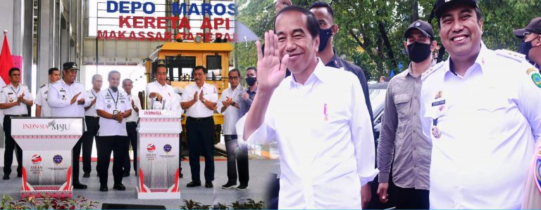 Bupati Maros Dampingi Presiden Jokowi Selama Kunjungan di Maros