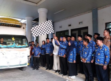 Bupati Maros Gelar Pelepasan Program Bantuan Pangan CBP Tahap II
