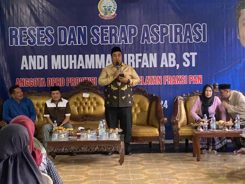 Bupati Maros Hadiri Reses Irfan AB di Kecamatan Marusu
