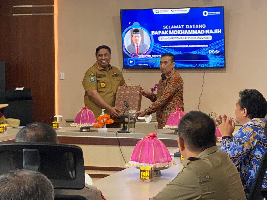 Bupati Maros Sambut Kedatangan Ketua Ombudsman RI