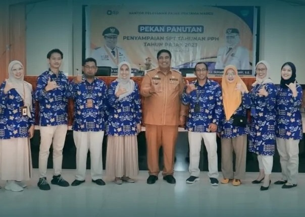 Bupati Maros dan Sekda Ikuti Pekan Panutan Pajak KPP Pratama Maros