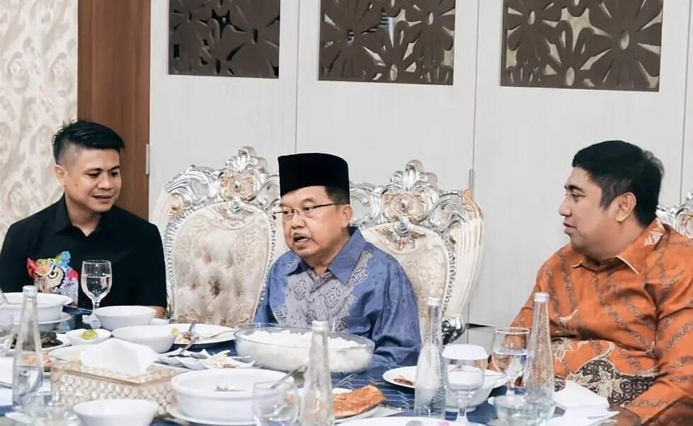 Bupati Maros dan Unsur Forkopimda Menerima Kunjungan Jusuf Kalla