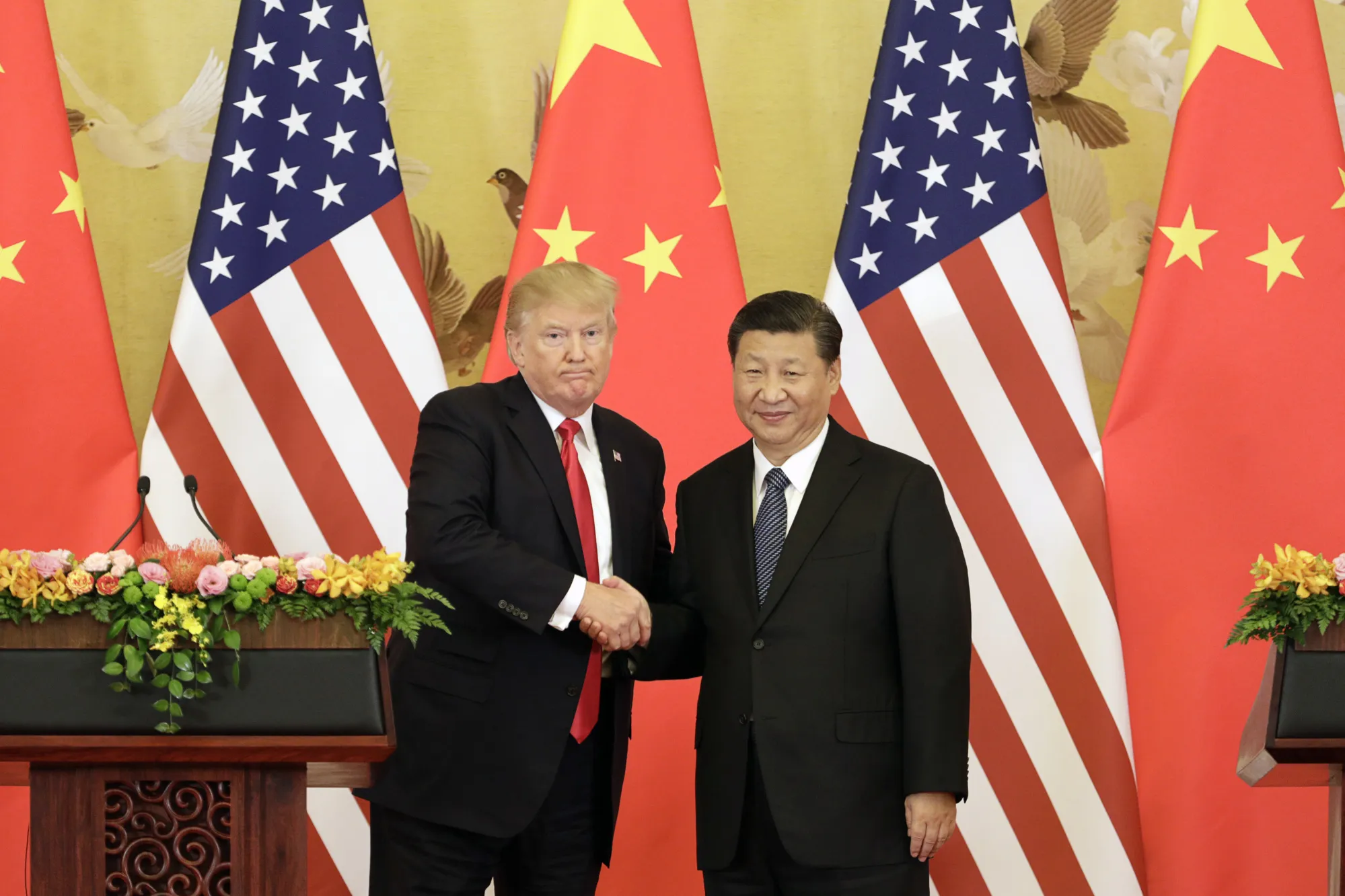 Donald Trump dan Presiden China Xi Jin Ping