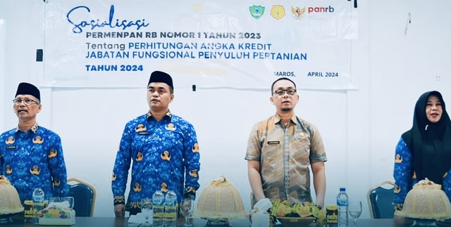 Sekda Maros Membuka Sosialisasi Peraturan Menpan RB No. 1 Tahun 2023