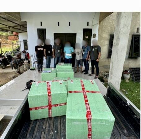 Bea Cukai Makassar dan Tim Gabungan Gagalkan Penyelundupan 160 Ribu Batang Rokok Ilegal
