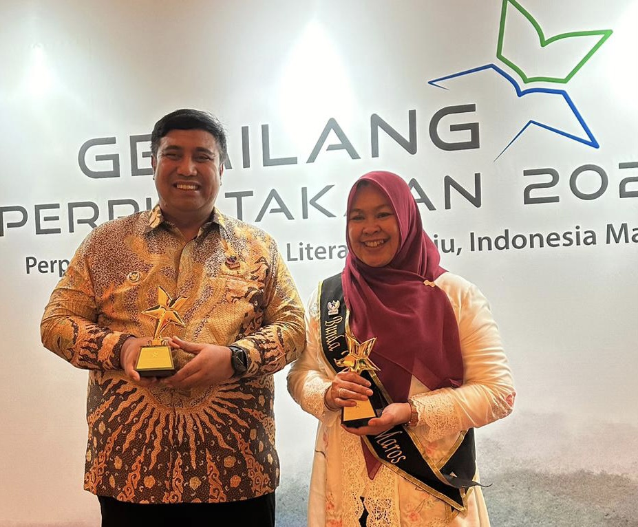 Kabupaten Maros Menerima Penghargaan Tertinggi dalam Literasi untuk Kedua Kalinya