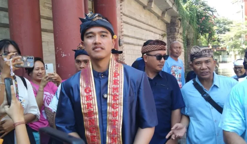 Ketua Umum Partai Solidaritas Indonesia (PSI) Kaesang Pangarep Saat Menghadiri Kampanye Pilkada Bali 2024
