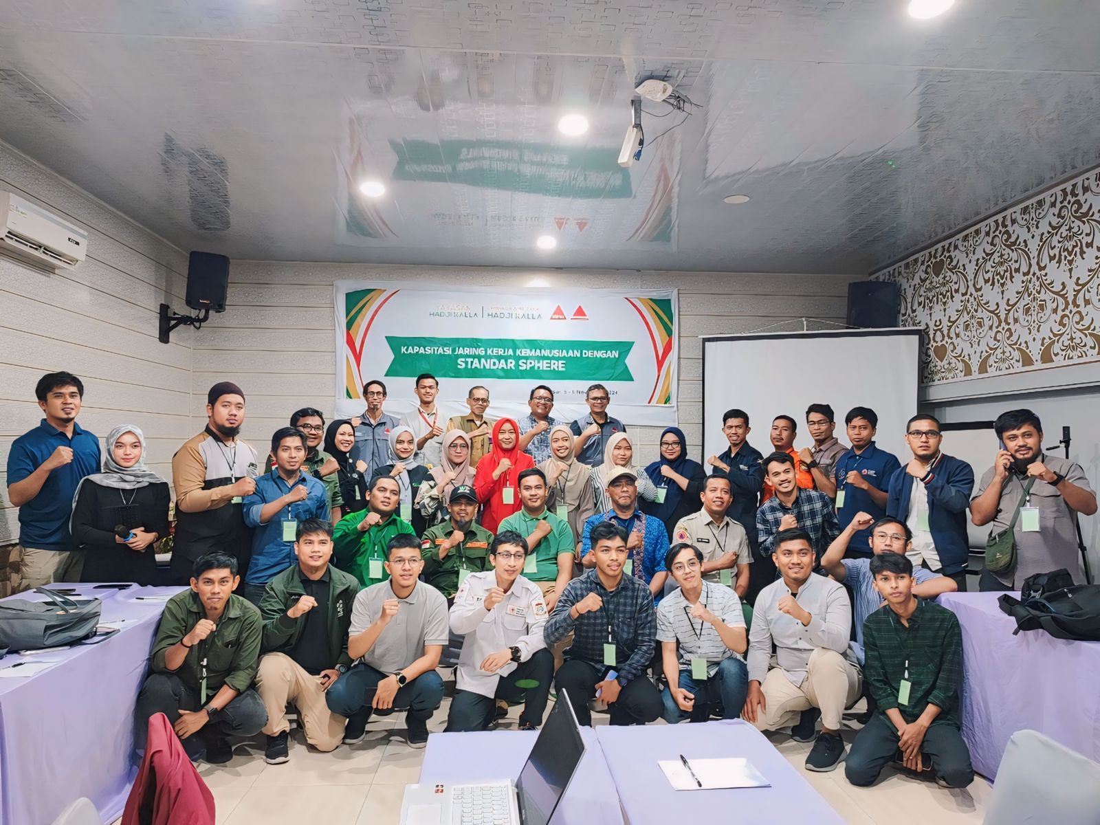 LAZ Hadji Kalla Gandeng MPBI dan Yayasan INANTA Gelar Training Dasar “Sphere Handbook”